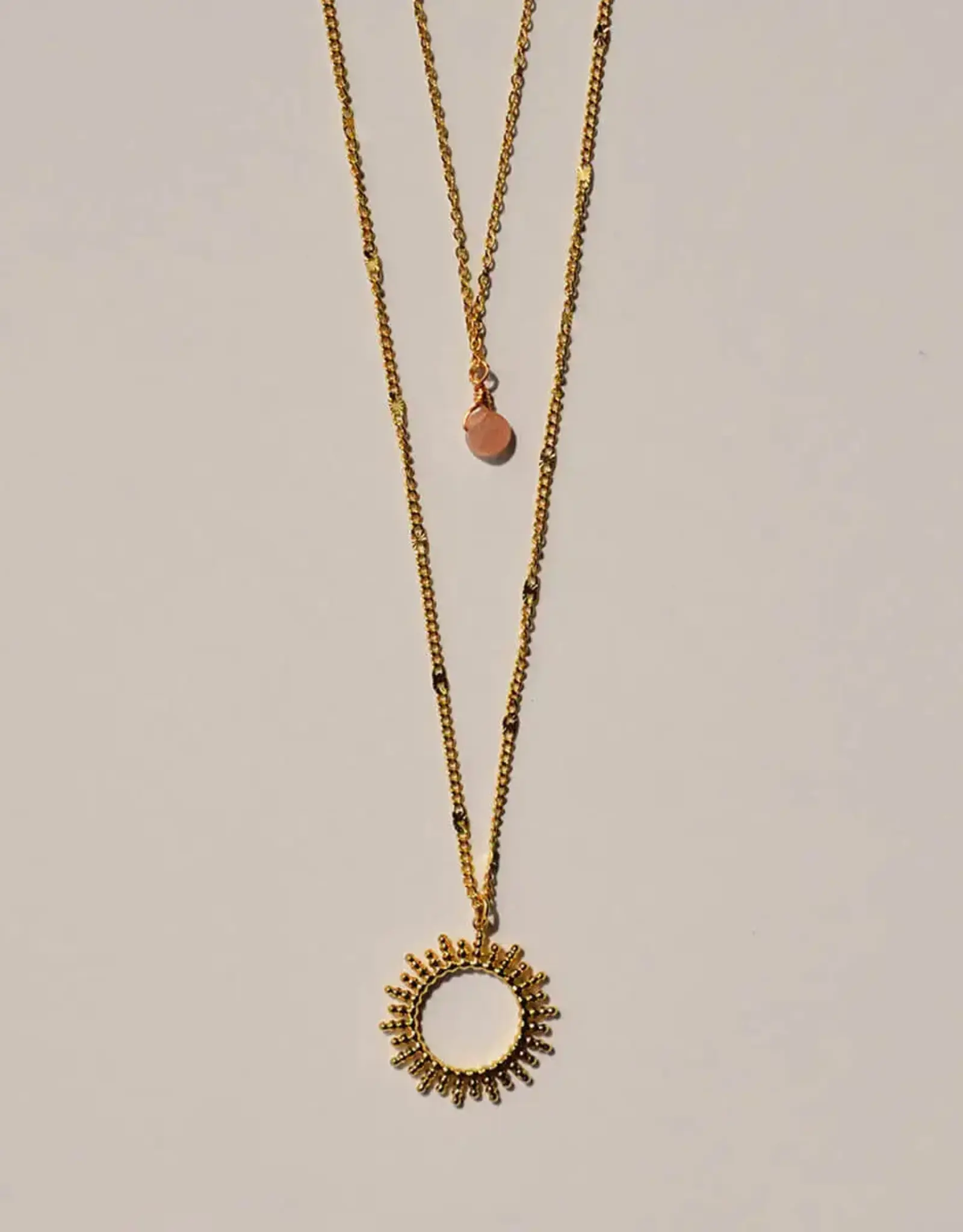 vinoos Ketting Zon Lichtroze – Congratulations