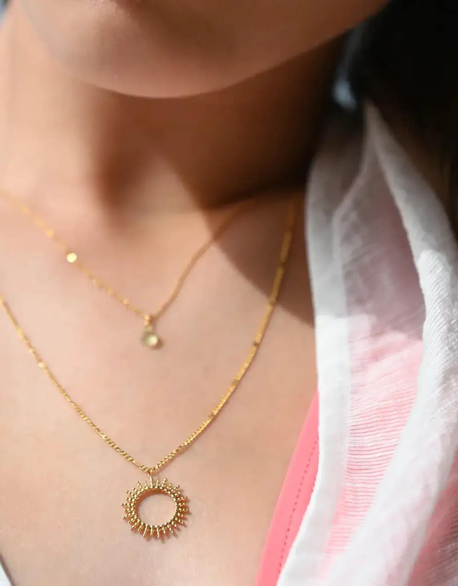 vinoos Ketting Zon Lichtgroen – No words