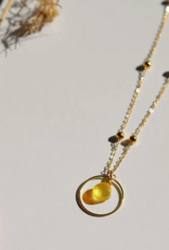vinoos Ketting Rond Lichtgeel – Time to shine
