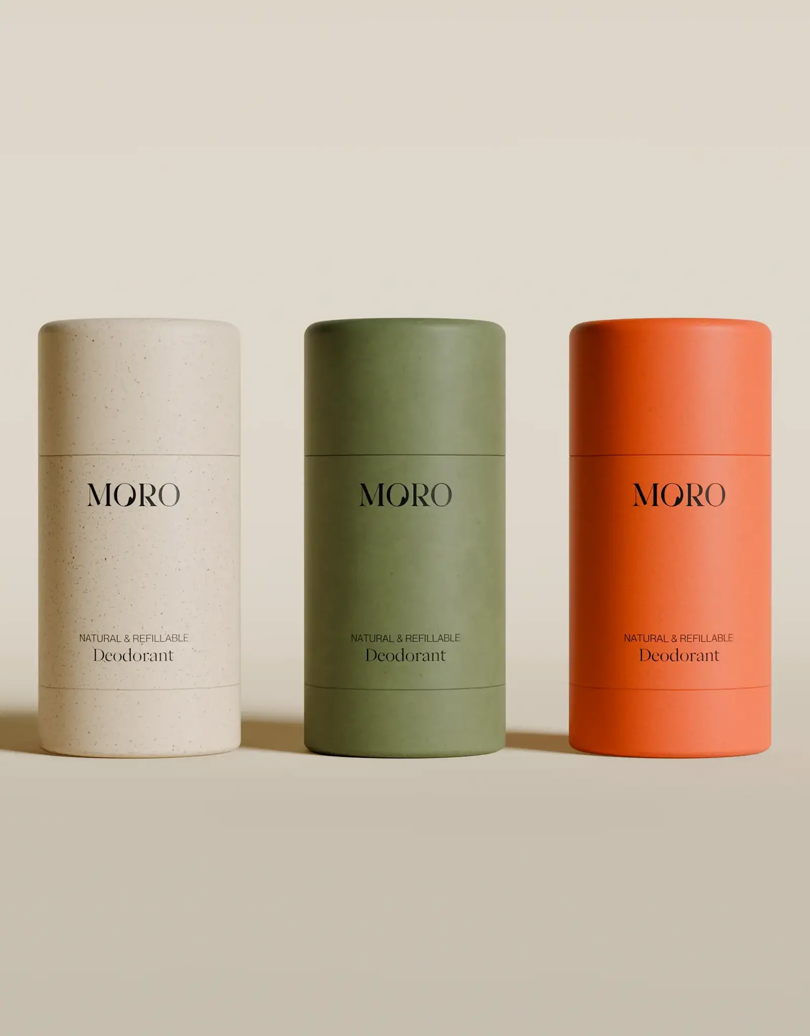 Moro Deodorant - Starterkit - Santal/beige