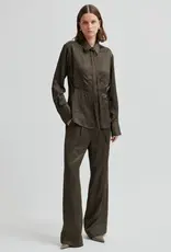 Second female Blouse - Ella yoke bruin