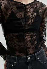 Second female Blouse - Social tee zwart