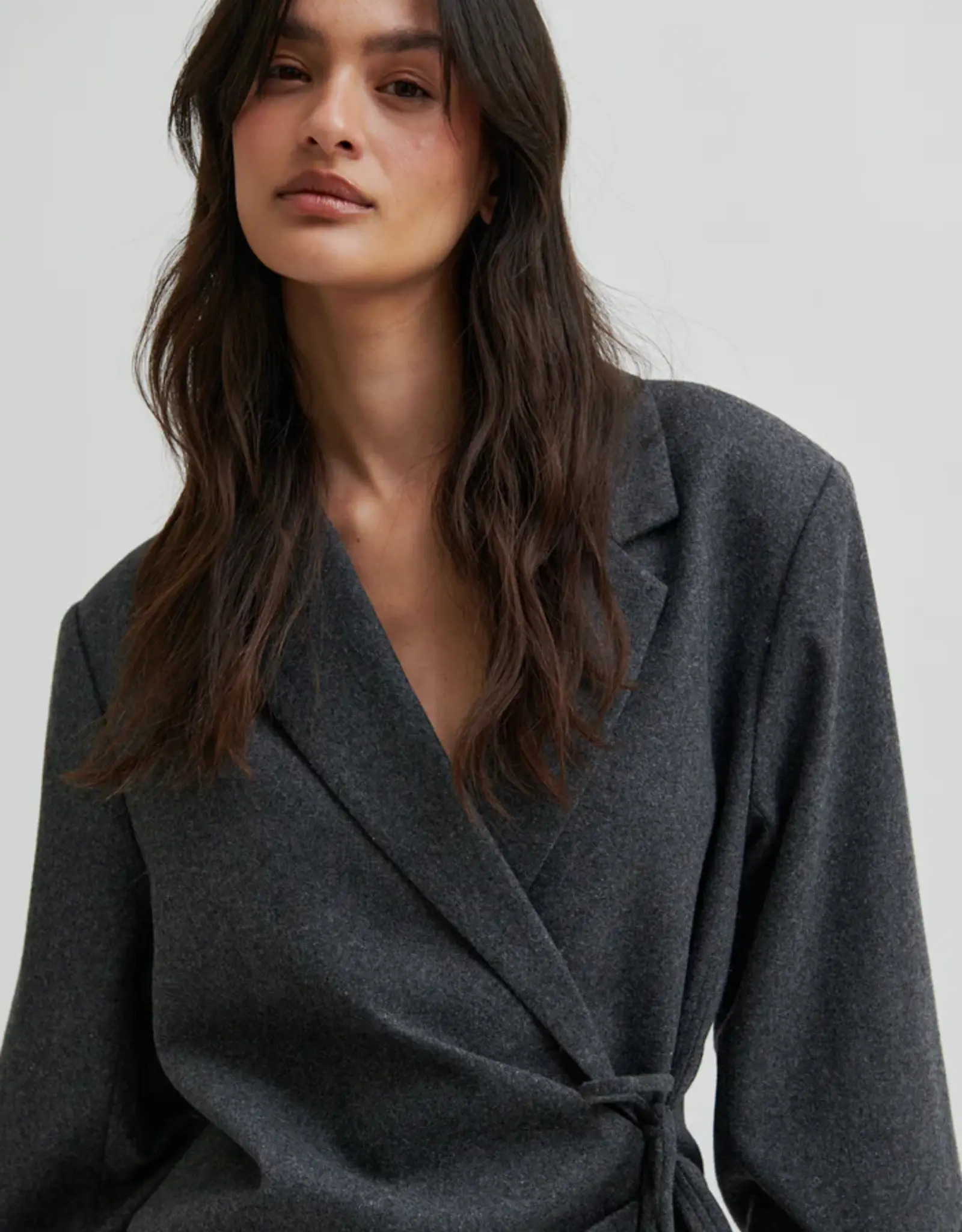 Second female Blazer - milea donkergrijs