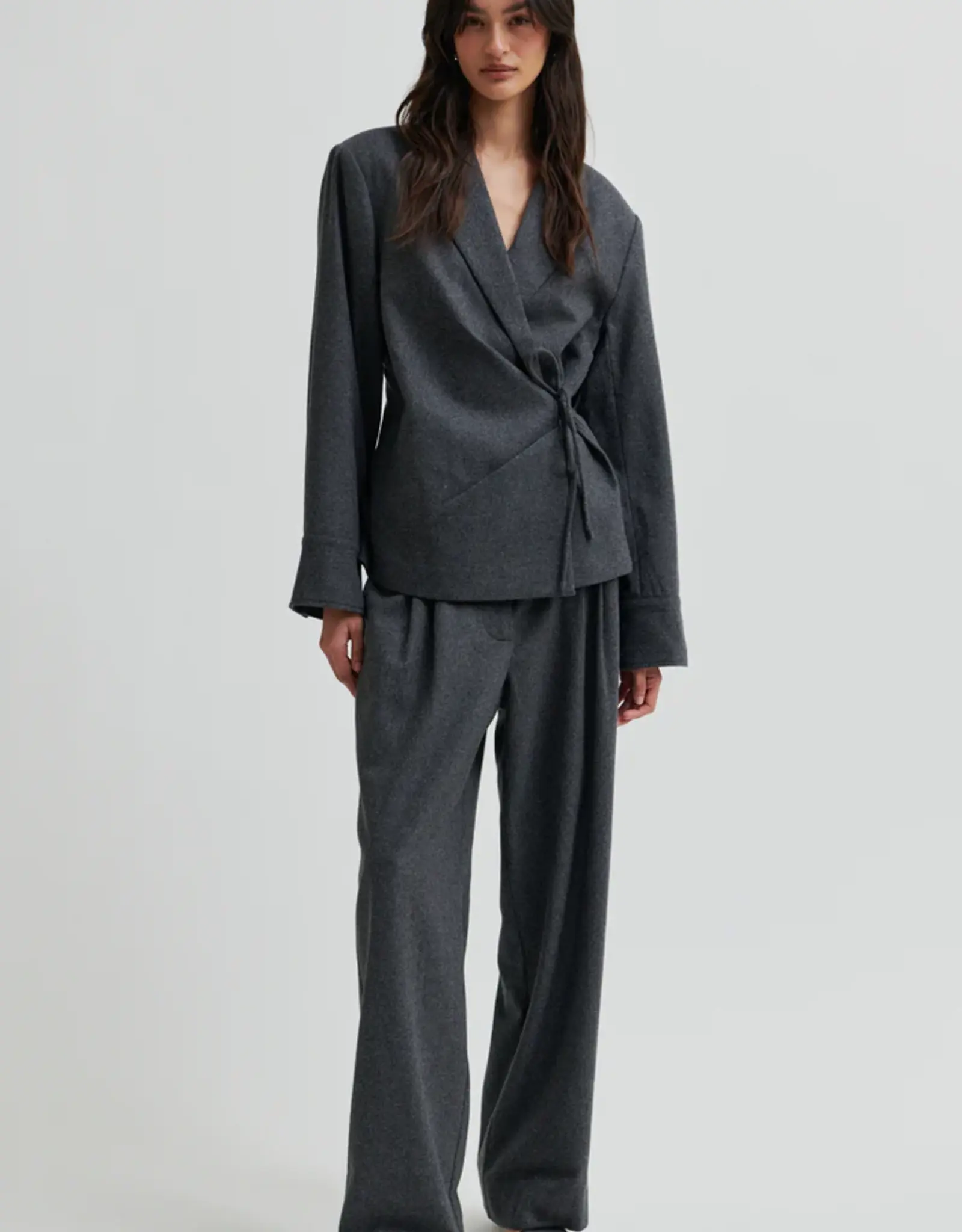 Second female Blazer - milea donkergrijs