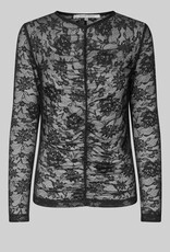 Second female Blouse - Social tee zwart