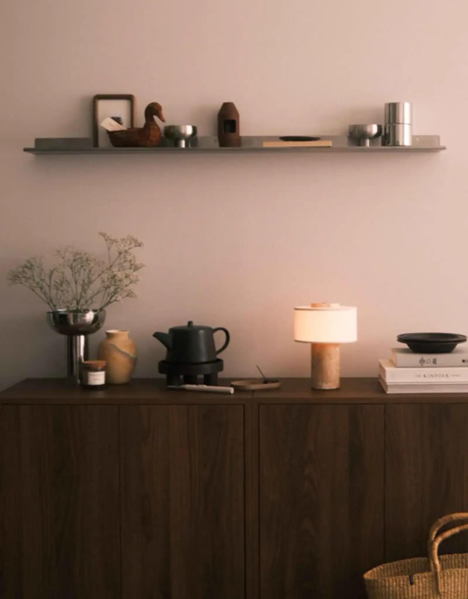 blossholm Aurie lamp - Travertine