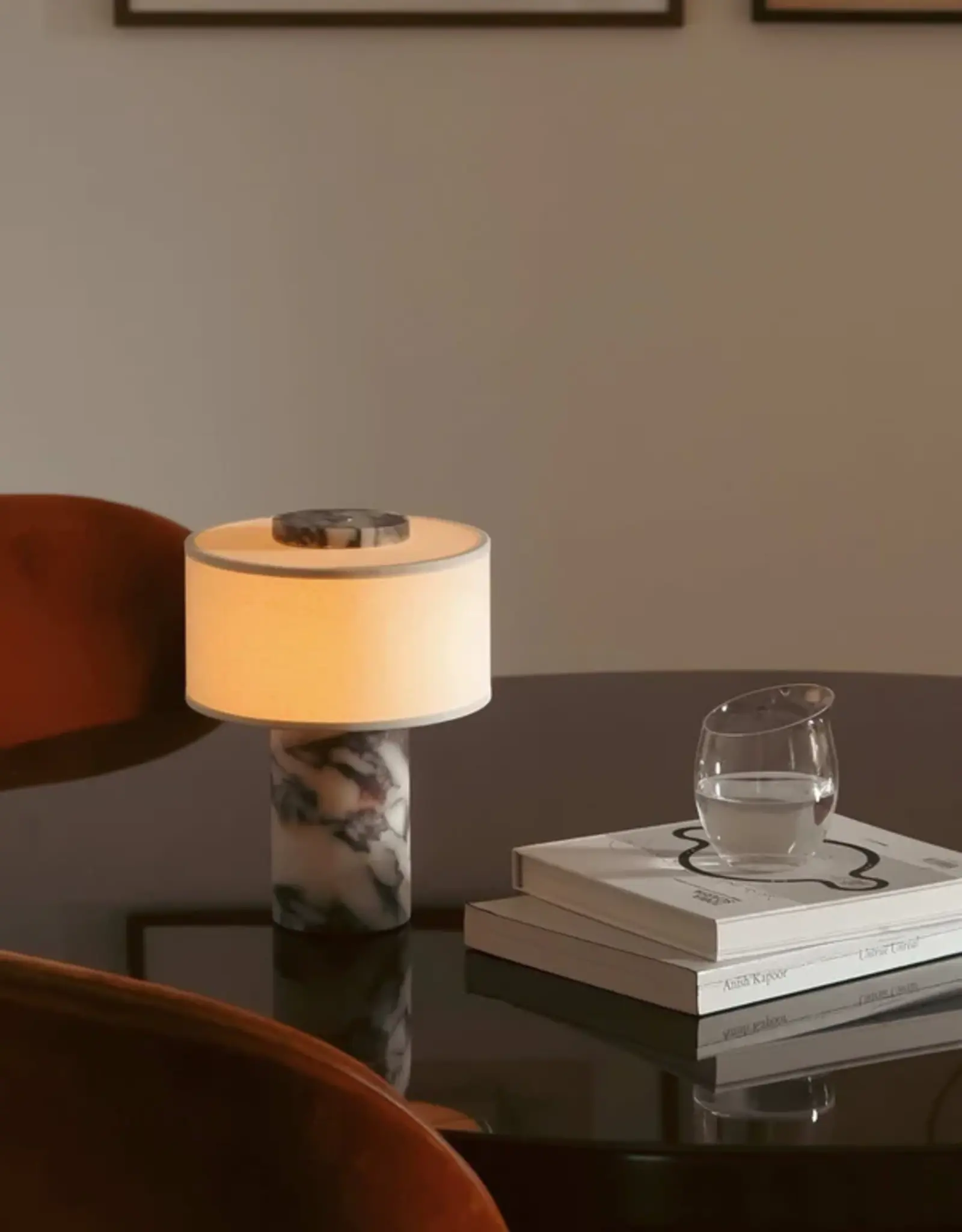 blossholm Aurri lamp - Marmer bruin