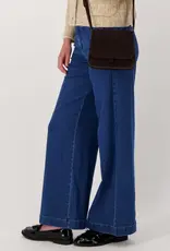 Zusss Schoudertasje  - Suede chocoladebruin Zusss Schoudertasje  - Suede chocoladebruin