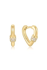 Ania Haie Oorbel - mini heart clasp