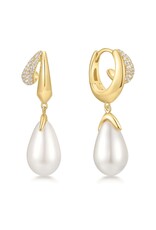 Ania Haie Oorbellen - Sparkling duet mixed shell - goud