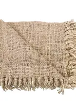 Bazar Bizar Plaid - S'il vous plaid - beige 130x170cm