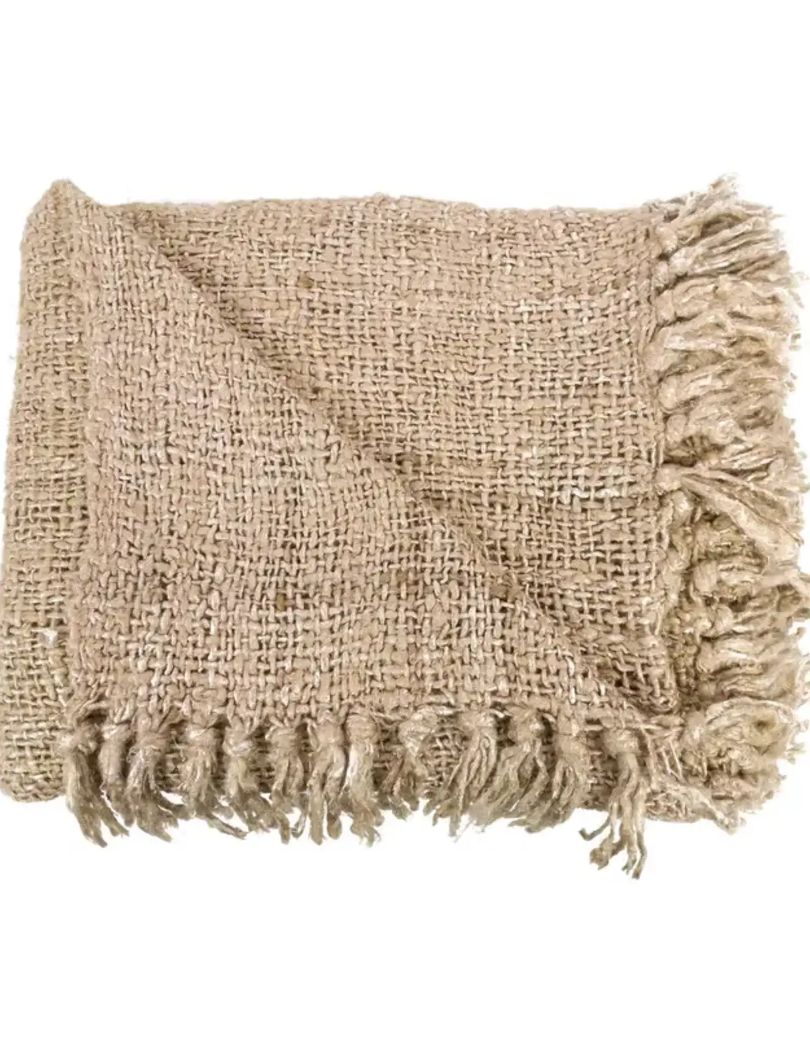 Bazar Bizar Plaid - S'il vous plaid - beige 130x170cm