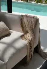 Bazar Bizar Plaid - S'il vous plaid - beige 130x170cm