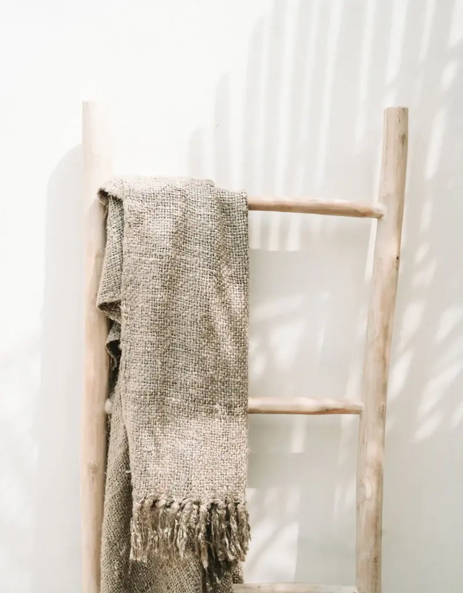 Bazar Bizar Plaid - S'il vous plaid - beige 130x170cm