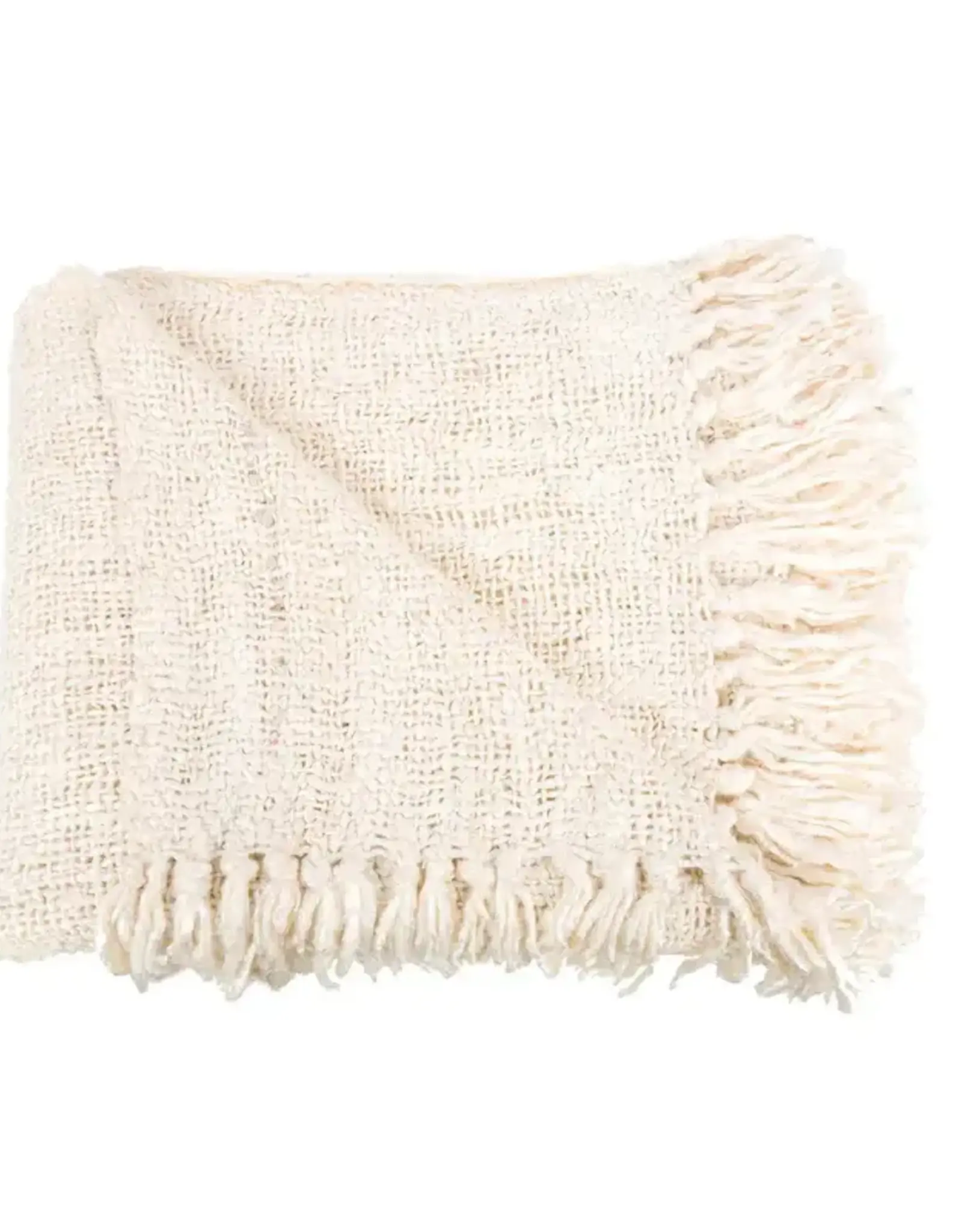 Bazar Bizar Plaid - S'il vous plaid - white 130x170cm