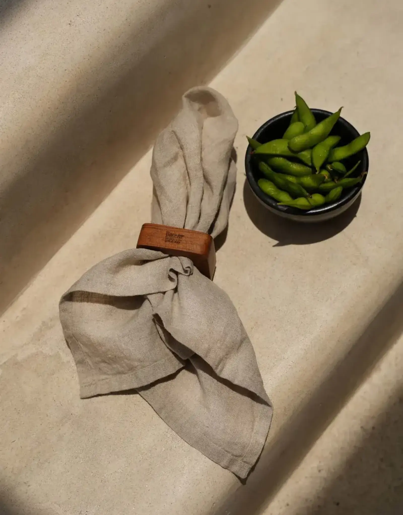 Bazar Bizar Servet - Linnen beige (set of 4)