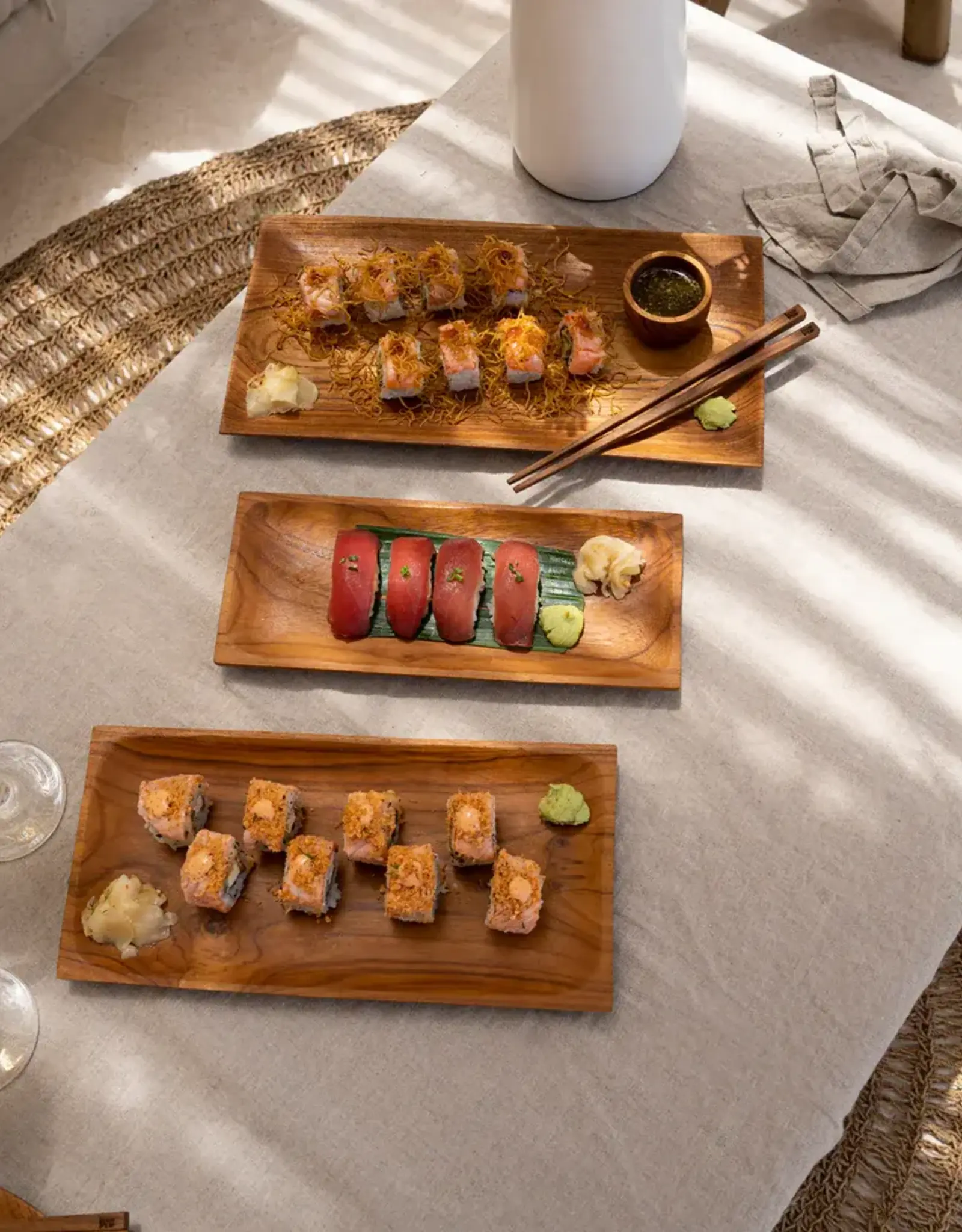 Bazar Bizar Tafelkleed - Linnen beige 180x300 cm