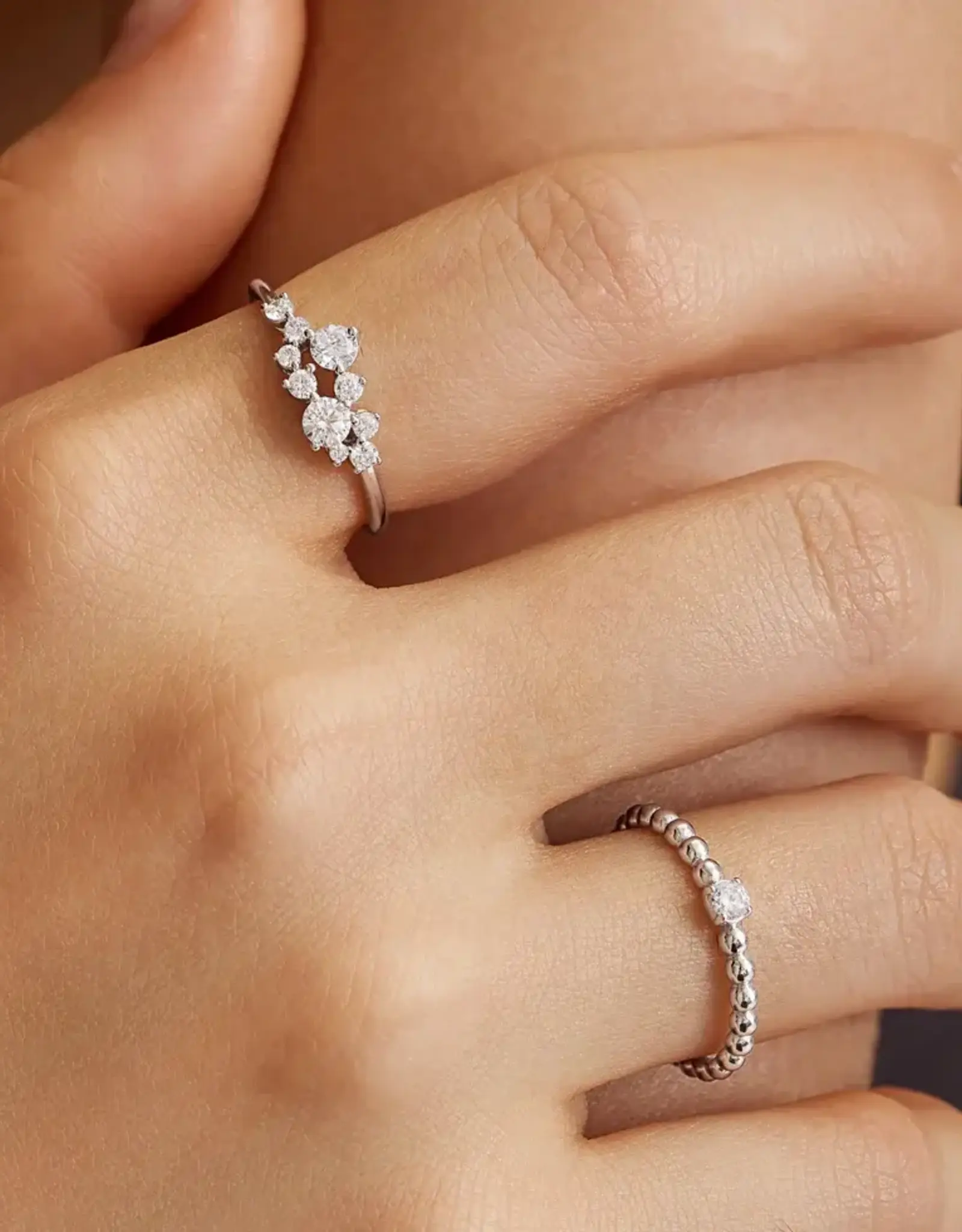 Ania Haie Ring - Cubic zirconia - zilver