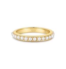 Ania Haie Ring - Shell pearl beaded - goud