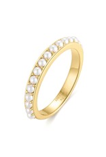 Ania Haie Ring - Shell pearl beaded - goud