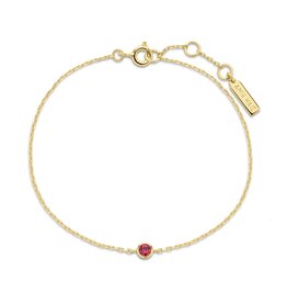 Ania Haie Armband - Crimson solitaire - goud