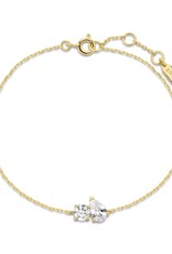 Ania Haie Armband - Toi & Moi - goud