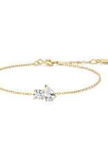 Ania Haie Armband - Toi & Moi - goud