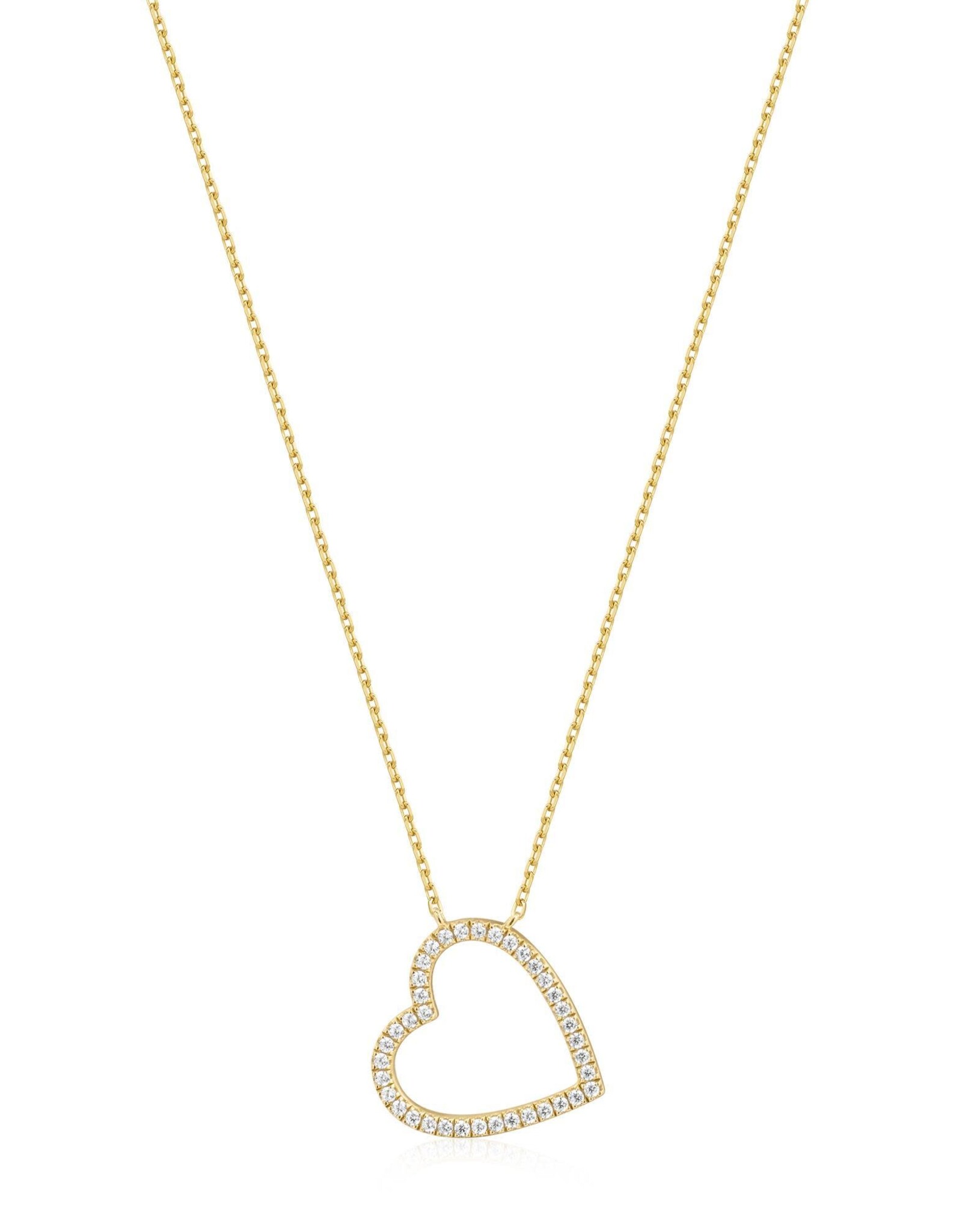 Ania Haie Ketting - Heart - goud