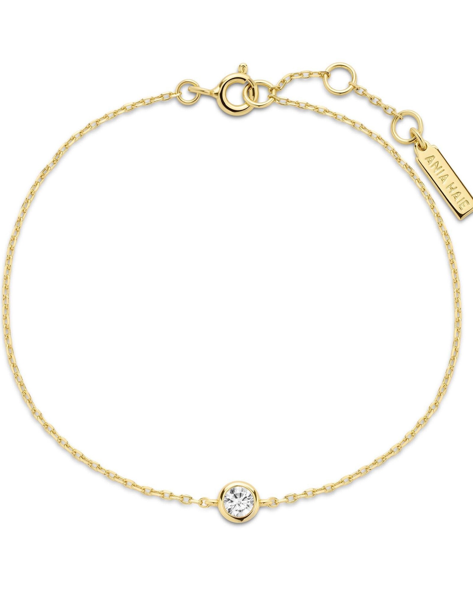 Ania Haie Armband - Just you solitaire - goud