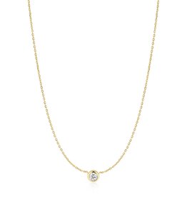 Ania Haie Ketting -  Just you solitaire - goud