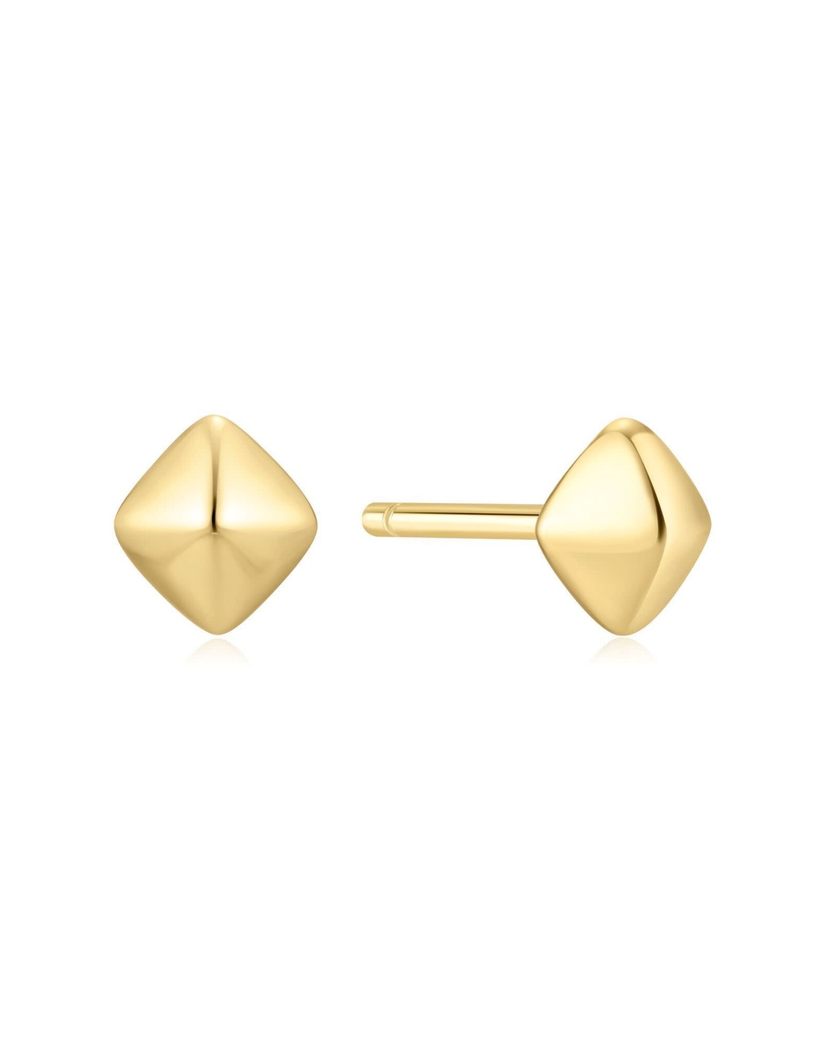 Ania Haie Oorbellen - Pyramid glam stud - goud