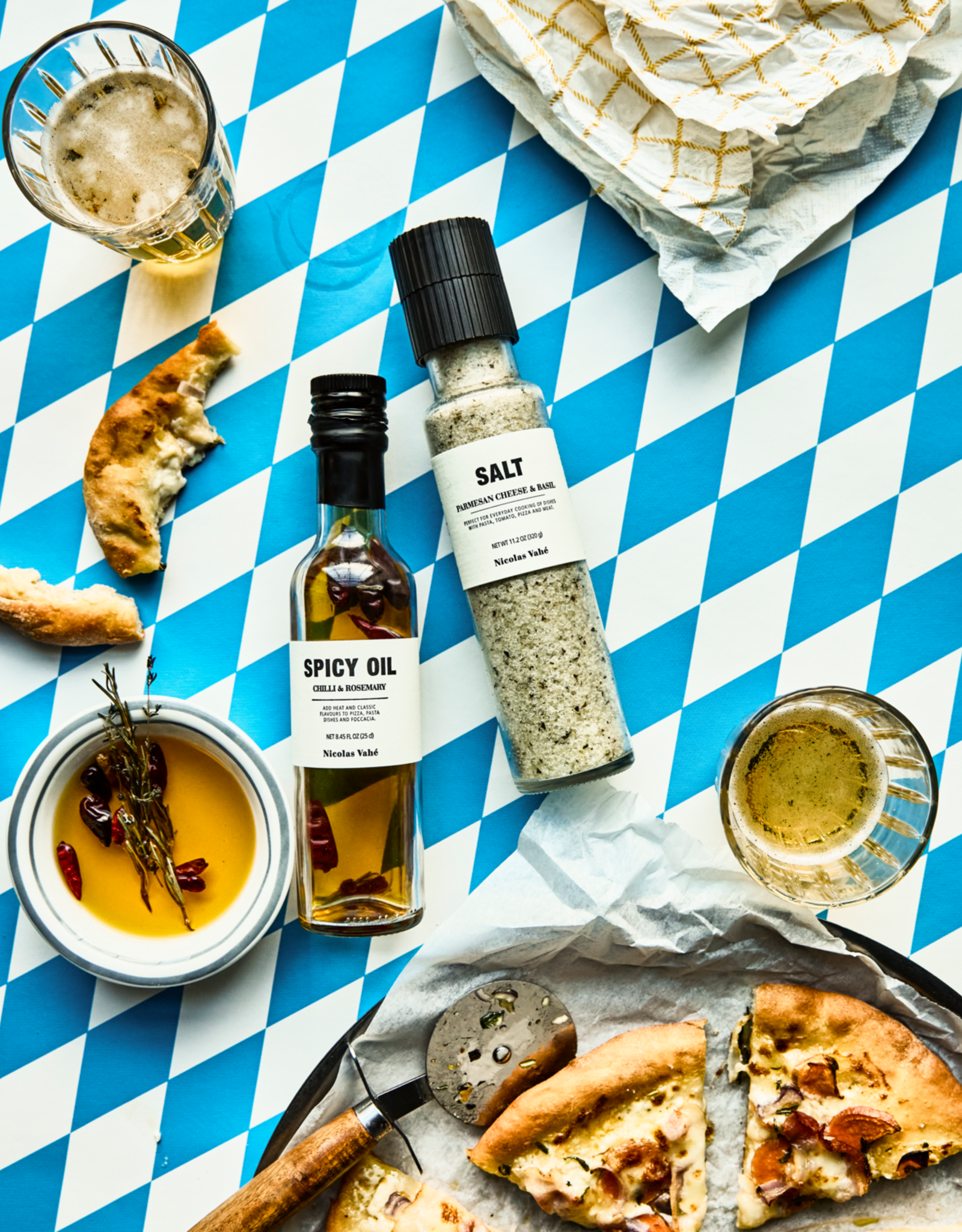 Nicolas Vahé Giftbox Pizza kit - seasoning & oil
