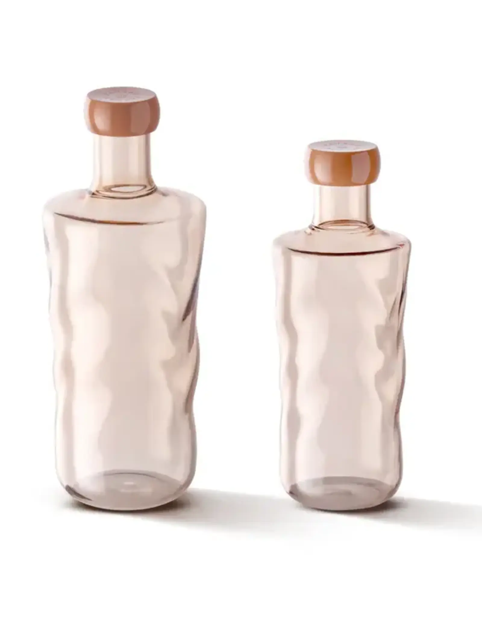 Paveau Waterfles - Glow - Terracotta - wave  0,75l
