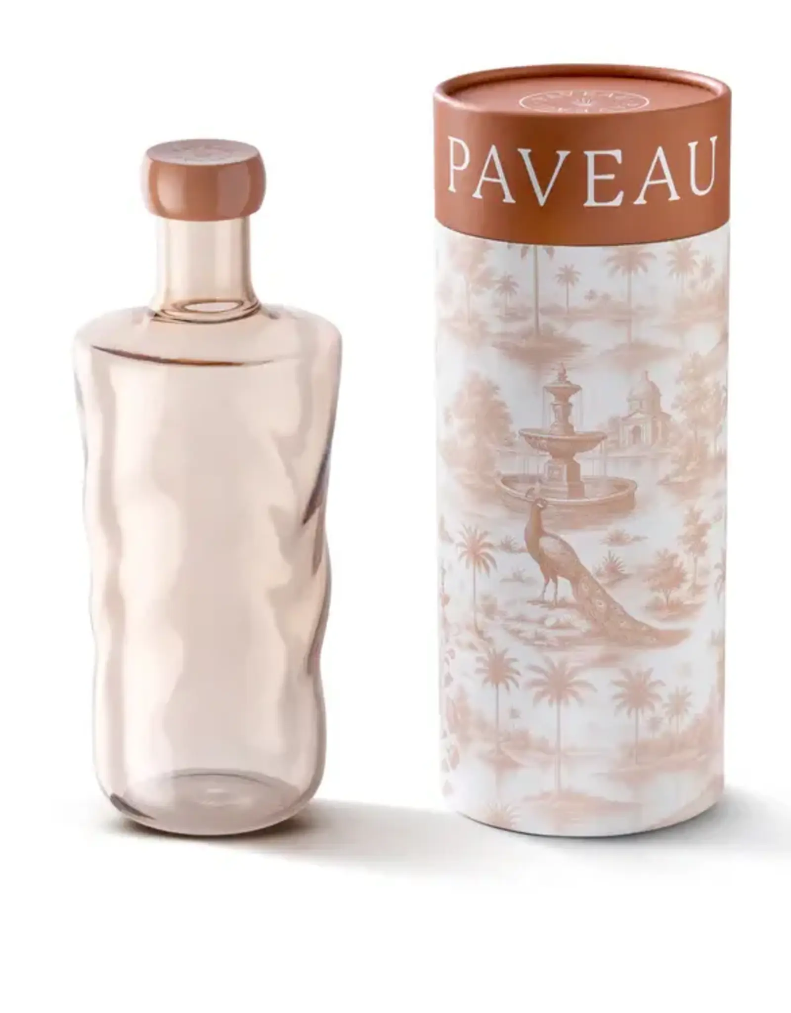 Paveau Waterfles - Glow - Terracotta - wave  0,75l