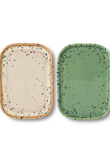 HKliving 70's ceramic - Small trays - Crayon