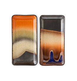 HKliving Trays 70s ceramics - 24 hours (set of 2)