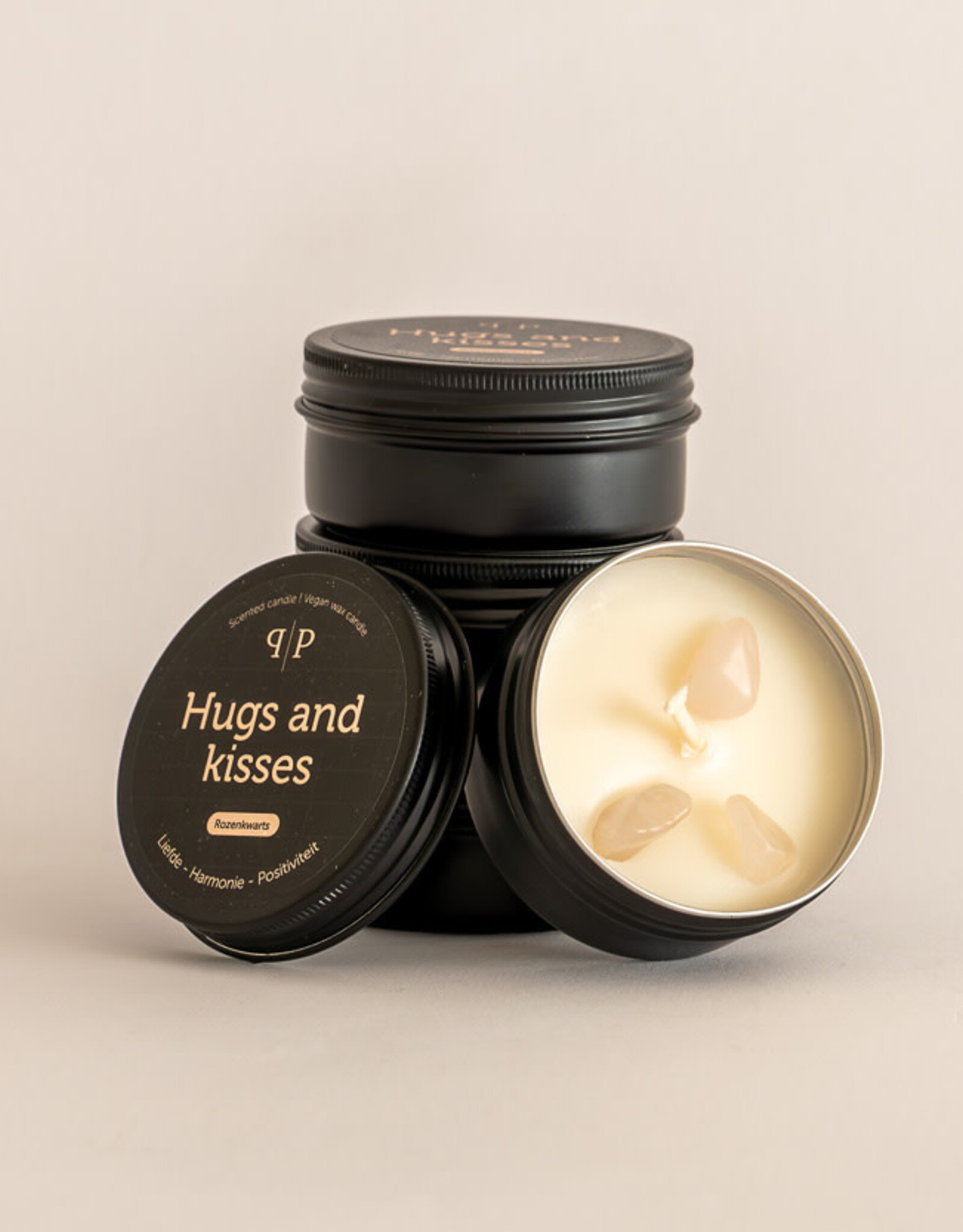 Pottie Pot Geurblinkje met edelstenen - Hugs and kisses