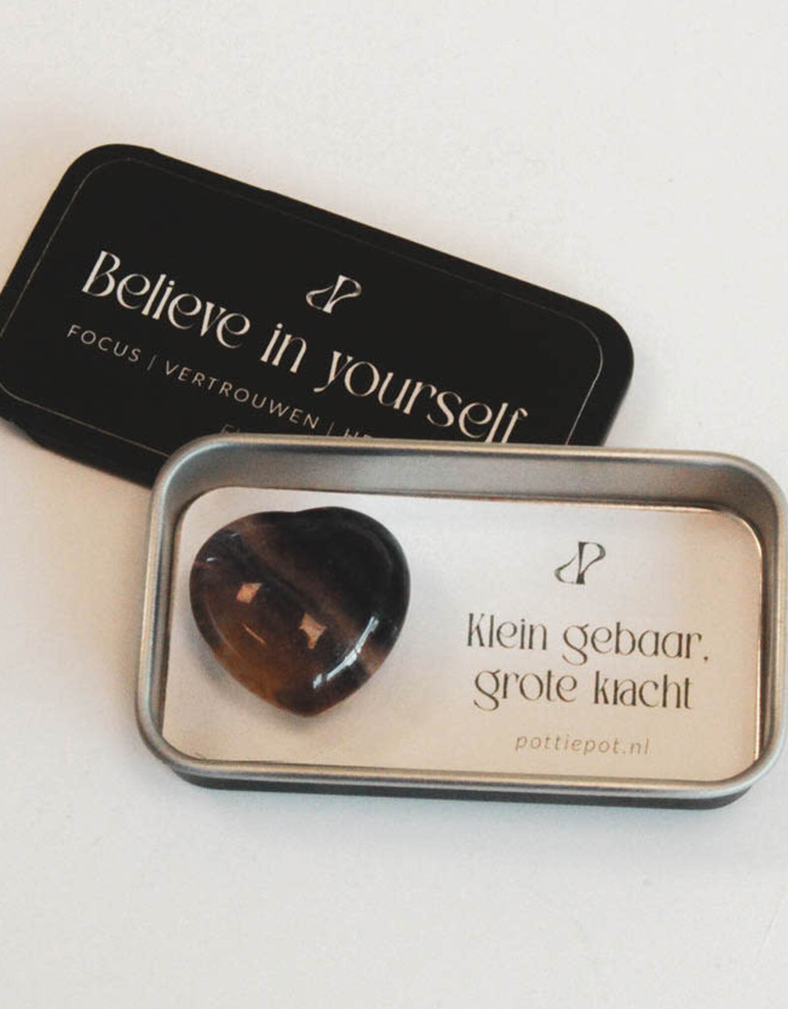 Pottie Pot Geluksblikje - Believe in yourself