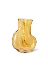 HKliving Vaas - Gleam Glass  amber M
