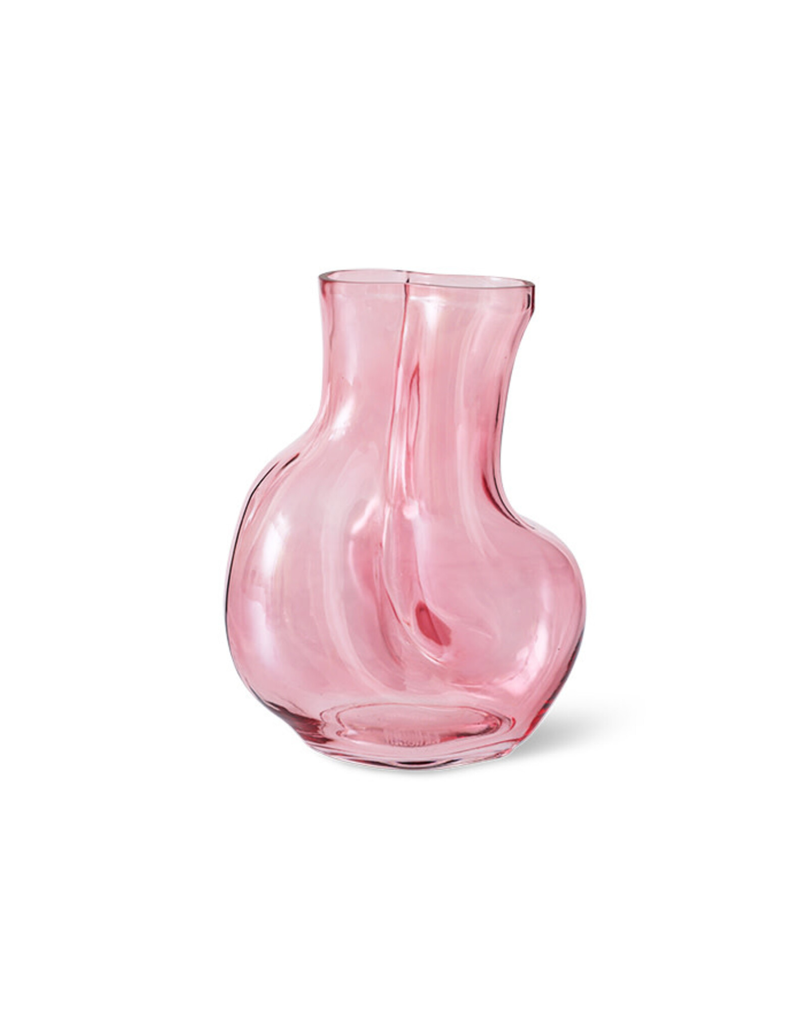 HKliving Vaas - Gleam Glass  roze M