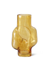 HKliving Vaas - Gleam Glass amber L