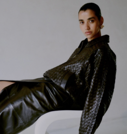 Second female Vermont - leren jas - M