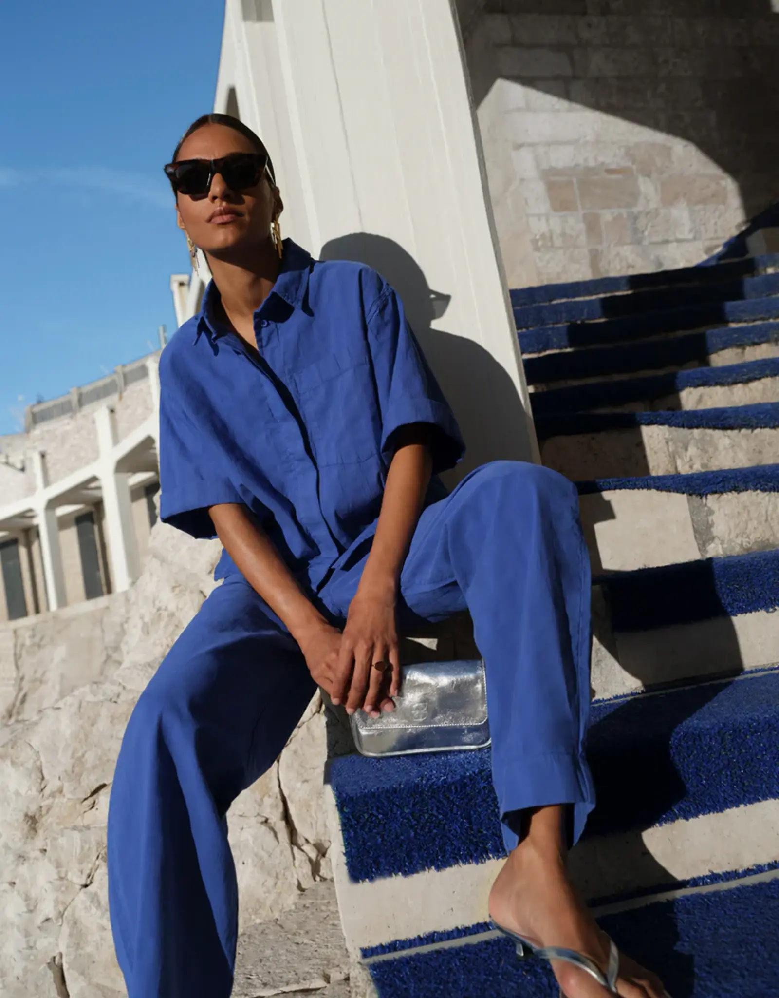 By-bar Broek - Jack balloon blauw