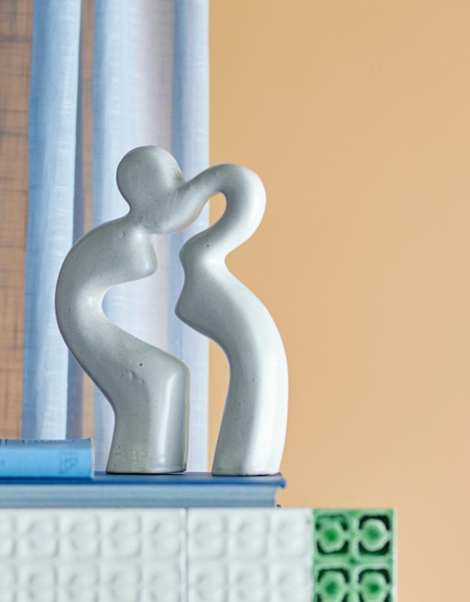 Bloomingville Sainab Deco, wit, steengoed