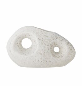 Bloomingville Vaas - Caia , wit, steengoed L