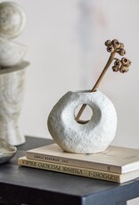 Bloomingville Caia vaas, wit, steengoed