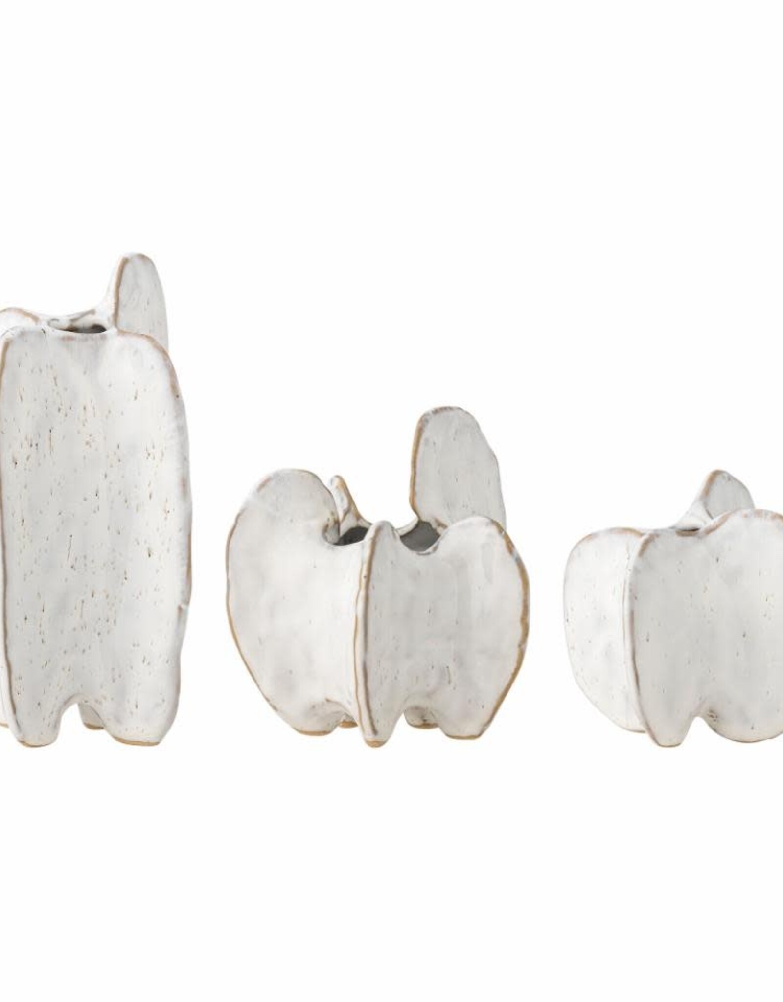 Bloomingville Vaas - Jayce, wit, aardewerk (set of 3)