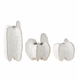 Bloomingville Vaas - Jayce, wit, aardewerk (set of 3)
