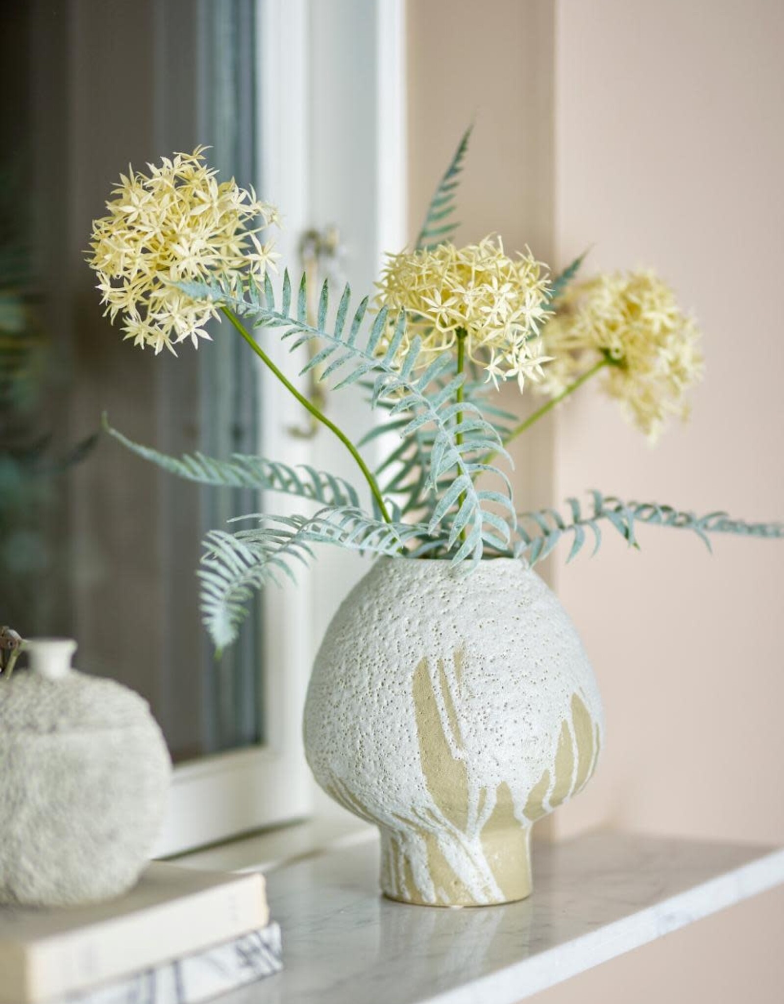 Bloomingville Vaas - Morag , Nature, Stoneware