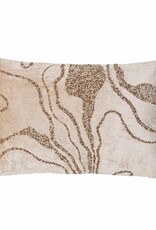 Bloomingville Kussen - Adelona, bruin, viscose